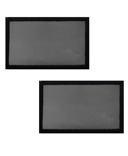 Vmcoatdu 2 Stück reflektierende, leere Flaggen-Aufnäher, Abzeichen mit Klettverschluss Vmcoatdu 2 Stück reflektierende, leere Flaggen-Aufnäher, Abzeichen mit Klettverschluss von vmcoatdu