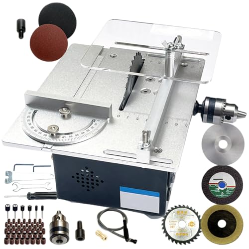 vnmudzeo 4500 U/Min Tisch-Bastel-Schneidemaschine, Leicht, Zum Schneiden Von Kleinen HolzstäBen, 7-Gang-Einstellung, Handgefertigte Holzbearbeitungs-TischsäGe,220V vnmudzeo 4500 U/Min Tisch-Bastel-Schneidemaschine, Leicht, Zum Schneiden Von Kleinen HolzstäBen, 7-Gang-Einstellung, Handgefertigte Holzbearbeitungs-TischsäGe,220V von vnmudzeo