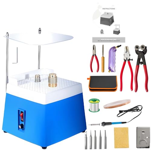 vnmudzeo 65-Watt-Elektro-Buntglas-SchleifgeräT, Automatische WasserbefüLlung, Mini-Tisch-Glaskunst-Schleifwerkzeug, Spritzschutz,Blue vnmudzeo 65-Watt-Elektro-Buntglas-SchleifgeräT, Automatische WasserbefüLlung, Mini-Tisch-Glaskunst-Schleifwerkzeug, Spritzschutz,Blue von vnmudzeo