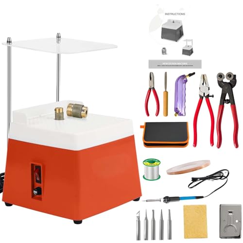 vnmudzeo 65-Watt-Elektro-Buntglas-SchleifgeräT, Automatische WasserbefüLlung, Mini-Tisch-Glaskunst-Schleifwerkzeug, Spritzschutz,Orange vnmudzeo 65-Watt-Elektro-Buntglas-SchleifgeräT, Automatische WasserbefüLlung, Mini-Tisch-Glaskunst-Schleifwerkzeug, Spritzschutz,Orange von vnmudzeo