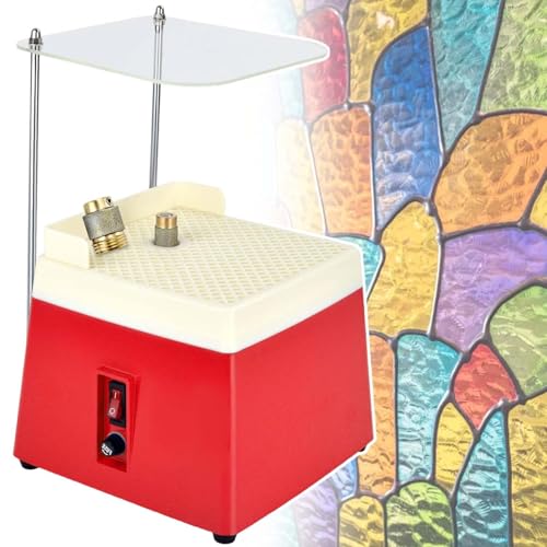 vnmudzeo DIY-Mosaikfliesen-Starter-Set, Professionelles Buntglas-SchleifgeräT Mit 4200 U/Min, Mit 5/8-Zoll- Und 1-Zoll-Diamantschleifer Mit Blende,Red vnmudzeo DIY-Mosaikfliesen-Starter-Set, Professionelles Buntglas-SchleifgeräT Mit 4200 U/Min, Mit 5/8-Zoll- Und 1-Zoll-Diamantschleifer Mit Blende,Red von vnmudzeo