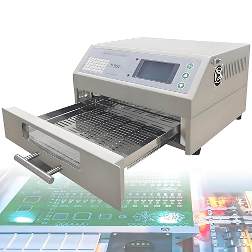 vnmudzeo Infrarot-Reflow-LöTgeräT (800 W/2300 W), Temperaturregelung Von 0–350 °C, Computergesteuert, Zum LöTen Von Leiterplattenchips Mit Aluminiumsubstraten T962v2.0 von vnmudzeo