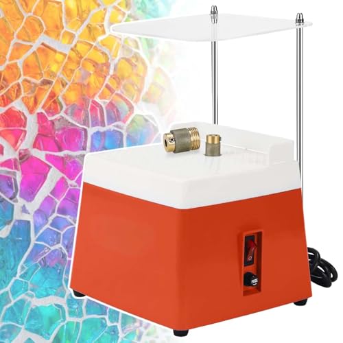 vnmudzeo Mini-Buntglasschleifmaschine Mit Blende, 4200 U/Min, Mini-DIY-Glaskeramikschleifer, Mit 5/8-Zoll- Und 1-Zoll-Schleifbit,Orange vnmudzeo Mini-Buntglasschleifmaschine Mit Blende, 4200 U/Min, Mini-DIY-Glaskeramikschleifer, Mit 5/8-Zoll- Und 1-Zoll-Schleifbit,Orange von vnmudzeo