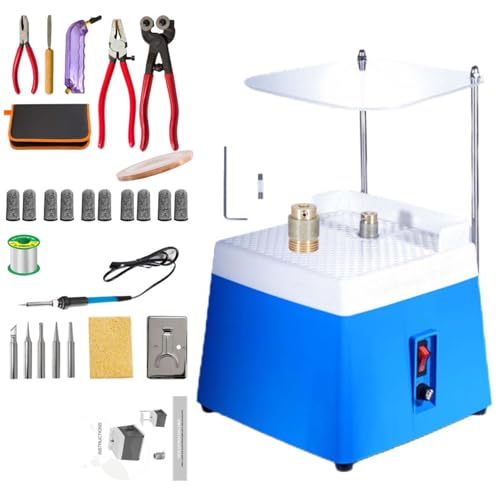 vnmudzeo Mini-DIY-Buntglas-Schleifset, 4200 U/Min, Professionelles Buntglas-Schneidwerkzeug, Mit 5/8-Zoll- Und 1-Zoll-Diamantschleifbits,Blue vnmudzeo Mini-DIY-Buntglas-Schleifset, 4200 U/Min, Professionelles Buntglas-Schneidwerkzeug, Mit 5/8-Zoll- Und 1-Zoll-Diamantschleifbits,Blue von vnmudzeo