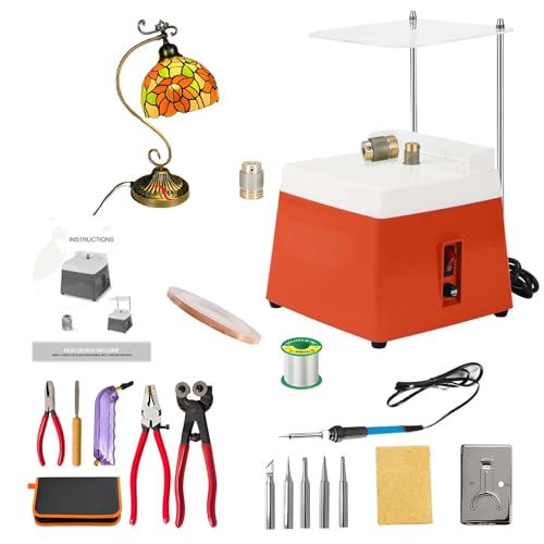 vnmudzeo Starter-Set Zum Buntglas-Schleifset, Mini-Diamant-Keramikschleifer Mit 5/8-Zoll- Und 1-Zoll-Schleifbits Und Spritzschutz,Orange vnmudzeo Starter-Set Zum Buntglas-Schleifset, Mini-Diamant-Keramikschleifer Mit 5/8-Zoll- Und 1-Zoll-Schleifbits Und Spritzschutz,Orange von vnmudzeo