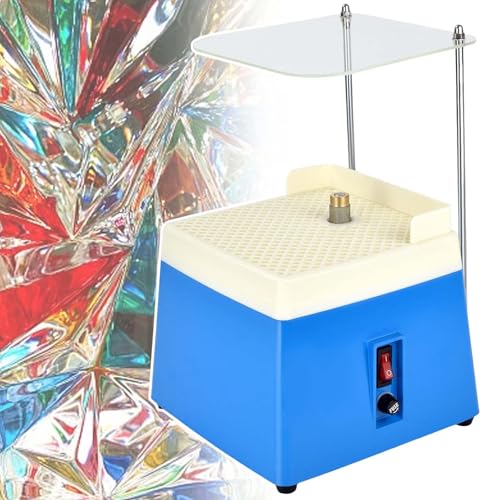 vnmudzeo Tisch-Buntglas-Schleifmaschine Mit 1-Zoll- Und 5/8-Zoll-Schleifbits, 4200 U/Min, Kleines DIY-Schleifset FüR Kunsthandwerk,Blue vnmudzeo Tisch-Buntglas-Schleifmaschine Mit 1-Zoll- Und 5/8-Zoll-Schleifbits, 4200 U/Min, Kleines DIY-Schleifset FüR Kunsthandwerk,Blue von vnmudzeo