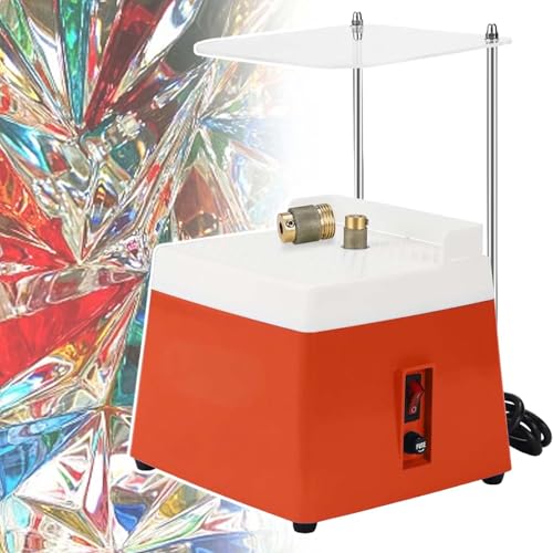 vnmudzeo Tisch-Buntglas-Schleifmaschine Mit 1-Zoll- Und 5/8-Zoll-Schleifbits, 4200 U/Min, Kleines DIY-Schleifset FüR Kunsthandwerk,Orange vnmudzeo Tisch-Buntglas-Schleifmaschine Mit 1-Zoll- Und 5/8-Zoll-Schleifbits, 4200 U/Min, Kleines DIY-Schleifset FüR Kunsthandwerk,Orange von vnmudzeo