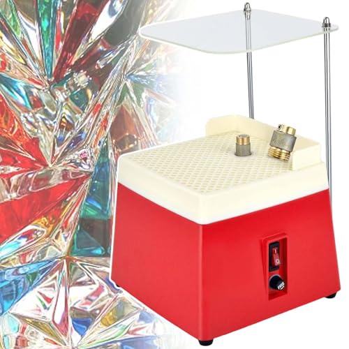 vnmudzeo Tisch-Buntglas-Schleifmaschine Mit 1-Zoll- Und 5/8-Zoll-Schleifbits, 4200 U/Min, Kleines DIY-Schleifset FüR Kunsthandwerk,Red vnmudzeo Tisch-Buntglas-Schleifmaschine Mit 1-Zoll- Und 5/8-Zoll-Schleifbits, 4200 U/Min, Kleines DIY-Schleifset FüR Kunsthandwerk,Red von vnmudzeo