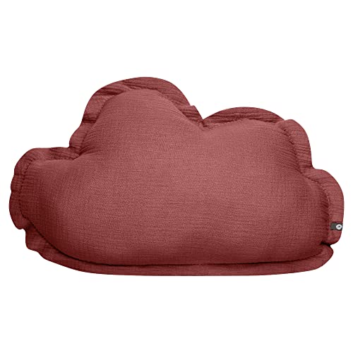 von Herzen Handmade Musselinkissen aus 100% Baumwolle I Kinderkissen I Dekokissen aus Musselin in Wolkenform I Wolkenkissen für Kinderzimmer & Bett I Handgenähtes Kissen mit Watte gefüllt (Rosenholz) von Herzen Handmade Musselinkissen aus 100% Baumwolle I Kinderkissen I Dekokissen aus Musselin in Wolkenform I Wolkenkissen für Kinderzimmer & Bett I Handgenähtes Kissen mit Watte gefüllt (Rosenholz) von von Herzen