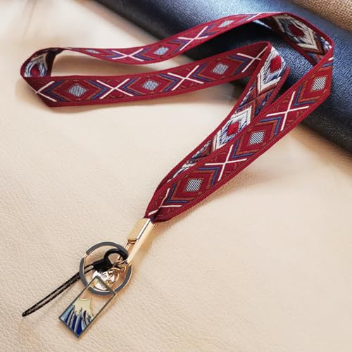 vortixia Handy-Lanyard im chinesischen Stil, Retro-Stickerei-Anhänger, ethnischer Stil, geeignet für Telefon, Handy-Shell, Lanyard Sling vortixia Handy-Lanyard im chinesischen Stil, Retro-Stickerei-Anhänger, ethnischer Stil, geeignet für Telefon, Handy-Shell, Lanyard Sling von vortixia