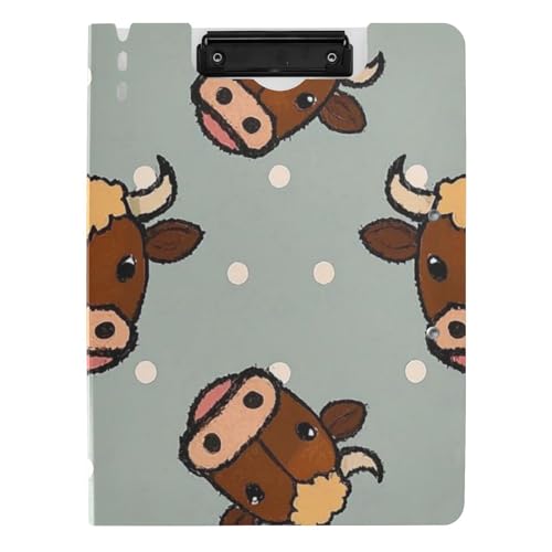 Clipboard Faltbare Cartoon Tier Kuh Polka Dot Print A4 Clipfolio Doppelte Metallclips Stifthalter Büro Klemmbrett mit Abdeckung Clipboard Faltbare Cartoon Tier Kuh Polka Dot Print A4 Clipfolio Doppelte Metallclips Stifthalter Büro Klemmbrett mit Abdeckung von voucong