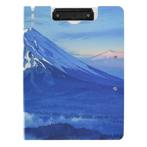 Clipolio Faltbares Klemmbrett mit Aufbewahrung, Blau, Cartoon-Berglandschaft, A4, Doppel-Clips, Stifthalter, Still-Klemmbrett mit Abdeckung Clipolio Faltbares Klemmbrett mit Aufbewahrung, Blau, Cartoon-Berglandschaft, A4, Doppel-Clips, Stifthalter, Still-Klemmbrett mit Abdeckung von voucong