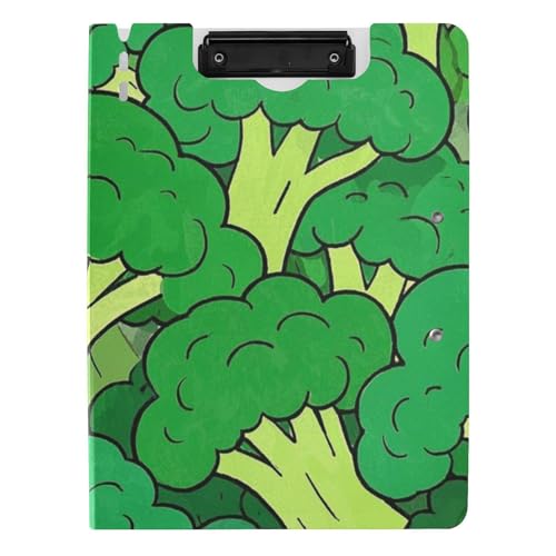 Faltbares Klemmbrett, niedliches Cartoon-Gemüse, Brokkoli, A4, Klemmbrett, Padfolio, horizontale und vertikale Doppel-Clips, Schul-Klemmbrett mit festem Einband Faltbares Klemmbrett, niedliches Cartoon-Gemüse, Brokkoli, A4, Klemmbrett, Padfolio, horizontale und vertikale Doppel-Clips, Schul-Klemmbrett mit festem Einband von voucong