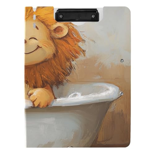 Faltbares Klemmbrett Cartoon Löwe Vintage Badewanne A4 Klemmbrett Clipfolio Doppelclips Stifthalter Büro Klemmbrett mit Hardcover Faltbares Klemmbrett Cartoon Löwe Vintage Badewanne A4 Klemmbrett Clipfolio Doppelclips Stifthalter Büro Klemmbrett mit Hardcover von voucong
