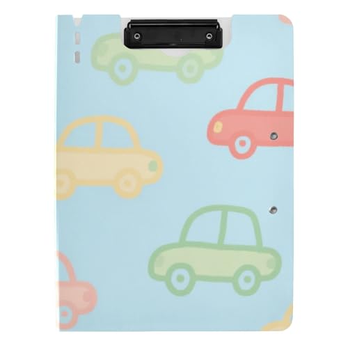 Faltbares Klemmbrett mit Cartoon-Auto, blau, A4, Doppelklemmen, Stifthalter, Still-Klemmbrett mit Abdeckung Faltbares Klemmbrett mit Cartoon-Auto, blau, A4, Doppelklemmen, Stifthalter, Still-Klemmbrett mit Abdeckung von voucong