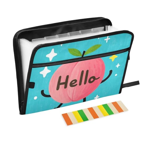 Hello Cartoon Fächermappe mit Reißverschluss, A4, 13 Fächer, A4, mit Reißverschluss, Rosa / Pfirsich Hello Cartoon Fächermappe mit Reißverschluss, A4, 13 Fächer, A4, mit Reißverschluss, Rosa / Pfirsich von voucong