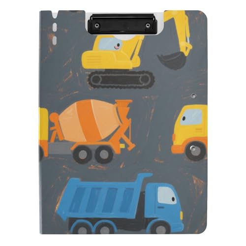 Klemmbrettmappe Cartoon Gelb und Blau LKW A4 Klemmbrett Folio Horizontal und Vertikal Doppelclips Still-Klemmbrett mit festem Einband Klemmbrettmappe Cartoon Gelb und Blau LKW A4 Klemmbrett Folio Horizontal und Vertikal Doppelclips Still-Klemmbrett mit festem Einband von voucong