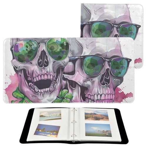 St.patrick Totenkopf-Grünes Aquarell-Scrapbook, Fotoalben, Fotobücher, selbstklebende Seiten, 10,2 x 15,2 cm St.patrick Totenkopf-Grünes Aquarell-Scrapbook, Fotoalben, Fotobücher, selbstklebende Seiten, 10,2 x 15,2 cm von voucong