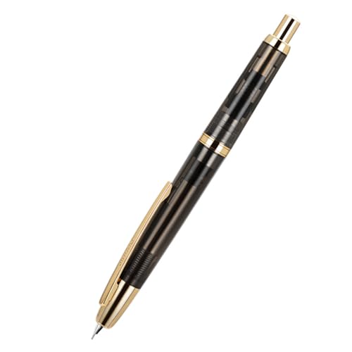 vreplrse Transparenter Brunnen, EF Spitze, 0,38 mm, Zubehör, Stift, Schreibwaren, Schule, Füllfederhalter, Federkonverter, Transparente Schule, Goldclip, EF 0.38 mm von vreplrse