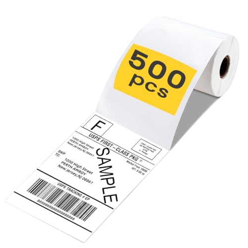 500 Thermal Labels vretti 4x6 Thermal Labels Compatible with Etsy, Shopify, Ebay, Amazon, Royal Mail, FedEx, UPS 500 Thermal Labels vretti 4x6 Thermal Labels Compatible with Etsy, Shopify, Ebay, Amazon, Royal Mail, FedEx, UPS von vretti