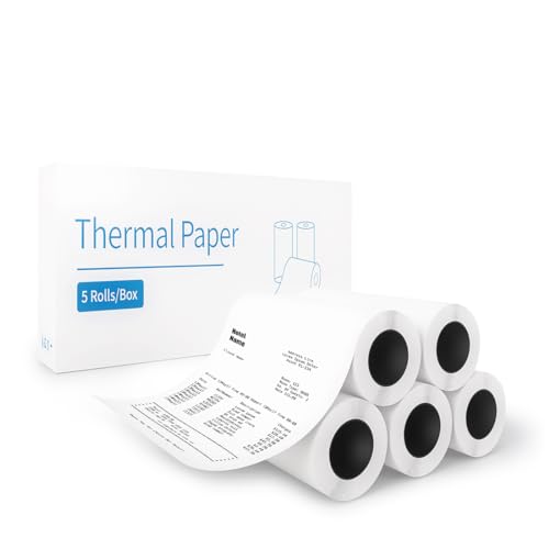 Vretti 80 * 30 Label Maker Tape Sticker Labels 5 Rollen,Thermopapier Selbstklebendes Etikettenband,Etiketten für Haus und Büro Vretti 80 * 30 Label Maker Tape Sticker Labels 5 Rollen,Thermopapier Selbstklebendes Etikettenband,Etiketten für Haus und Büro von vretti