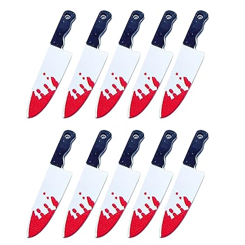 vsilay 10 Stück Mini Fake Messer Charm Halloween Anhänger Acryl Messer Perlen Halloween DIY Schmuck Machen Charme Party Supplies vsilay 10 Stück Mini Fake Messer Charm Halloween Anhänger Acryl Messer Perlen Halloween DIY Schmuck Machen Charme Party Supplies von vsilay