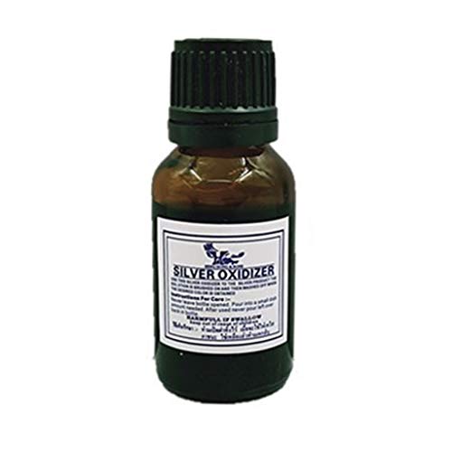 vsilay Retro Schmuckherstellung Silber oxidierte Patina Gel 15ml Einfach und schnell zu bedienen Handwerk Antik Flüssigkeit verlängerte Lebensdauer Patina von vsilay