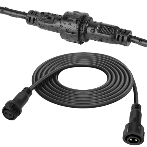 VSSHE Lichterkette Verteiler, Weihnachtsbeleuchtung Verlängerungskabel, für Eiszapfen Lichter,Vorhang Lichter,G40 Globe Lichter von vsshe