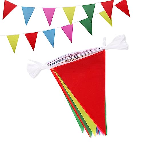 walolo Wimpelkette aus Nylon, 50 m, 35 x 23 cm, Mehrfarbig walolo Wimpelkette aus Nylon, 50 m, 35 x 23 cm, Mehrfarbig von walolo