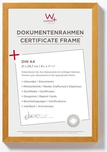 walther design BP130E Peppers Bilderrahmen, Holz, 21 x 29,7 cm, eiche von walther design