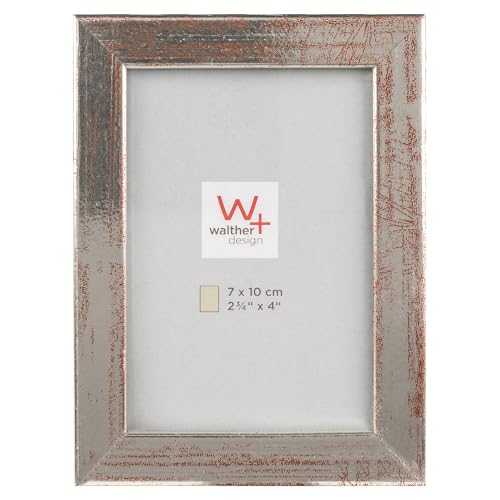 walther design BP710S Peppers Bilderrahmen, Holz, 7 x 10 cm, silber von walther design