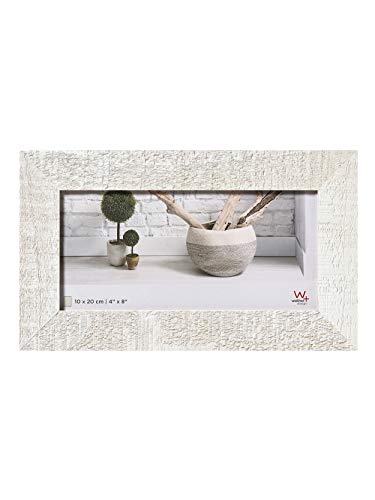 walther design HO120V Home Holz Bilderrahmen, 10x20 cm, polarweiß von walther design