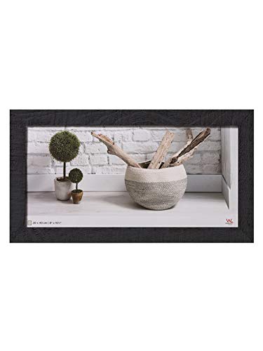 walther design HO240B Home Holz Bilderrahmen, 20x40 cm, schwarz von walther design