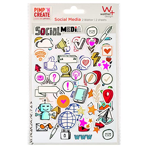 walther design Sticker Social MediaPIMP AND CREATE ST7005 von walther design