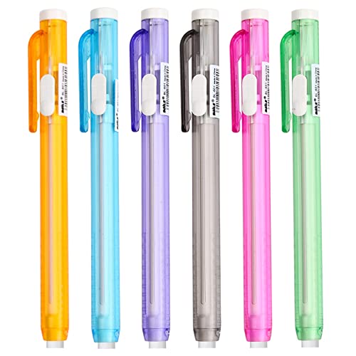 6 Stück Radiergummi Set, Einziehbare Radiergummi Stift Radiergummi Kinder, Radiergummi in Stiftform Radierstift für Kunststudenten Zeichnen Lehrer und Schüler Schreiben 6 Stück Radiergummi Set, Einziehbare Radiergummi Stift Radiergummi Kinder, Radiergummi in Stiftform Radierstift für Kunststudenten Zeichnen Lehrer und Schüler Schreiben von wangjiangda