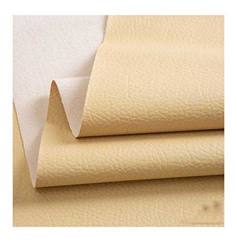 wangk Kunstleder Möbel Textil Meterware Polster Stoff PU - Premium gekörnt Bezugsstoff Kunstleder Polsterstoff Gekörnt Lederimitat Kunstleder Polsterstoff Meterware -Beige 1.4x3m wangk Kunstleder Möbel Textil Meterware Polster Stoff PU - Premium gekörnt Bezugsstoff Kunstleder Polsterstoff Gekörnt Lederimitat Kunstleder Polsterstoff Meterware -Beige 1.4x3m von wangk