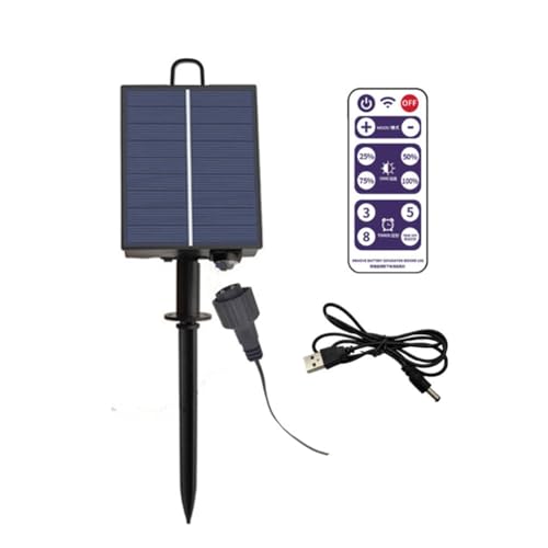 watera 1200-MAh-Solarpanel-Steuerkasten-Kits Lithium-Batterie-Panel für 3,7-V-24-V-LED-Lichterketten-Streifenlampen-Gleichstromladung watera 1200-MAh-Solarpanel-Steuerkasten-Kits Lithium-Batterie-Panel für 3,7-V-24-V-LED-Lichterketten-Streifenlampen-Gleichstromladung von watera