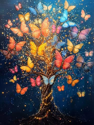 Baum Butterfly 5D Diamond Painting Set Erwachsene Groß, DIY Diamant Painting Kinder, Quadrat Vollbohrer Handbuch Stickerei Bilder 40x55cm Home Wand Wohnzimmer Dekor, Geeignet Als Geschenk. Ni-389 Baum Butterfly 5D Diamond Painting Set Erwachsene Groß, DIY Diamant Painting Kinder, Quadrat Vollbohrer Handbuch Stickerei Bilder 40x55cm Home Wand Wohnzimmer Dekor, Geeignet Als Geschenk. Ni-389 von wcusmmog