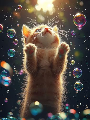 Cat Blase 5D Diamond Painting Set Erwachsene Groß, DIY Diamant Painting Kinder, Quadrat Vollbohrer Handbuch Stickerei Bilder 60x80cm Home Wand Wohnzimmer Dekorationen, Geeignet Als Geschenk. Ni-237 Cat Blase 5D Diamond Painting Set Erwachsene Groß, DIY Diamant Painting Kinder, Quadrat Vollbohrer Handbuch Stickerei Bilder 60x80cm Home Wand Wohnzimmer Dekorationen, Geeignet Als Geschenk. Ni-237 von wcusmmog