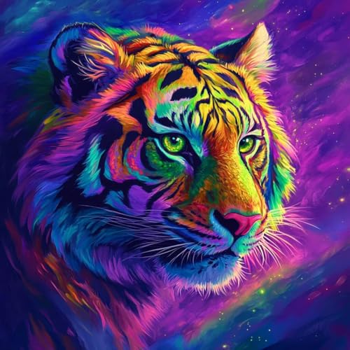 Diamond Painting Tiger, Diamant Painting Bilder Kinder, Farbe Diamond Painting für Kinder ab 6 7 8 9 10 11 12 Jahre, DIY Mosaik Bastelset Hobbys Geschenk für Frauen, Home Wand Décor 25x25 cm V-407 Diamond Painting Tiger, Diamant Painting Bilder Kinder, Farbe Diamond Painting für Kinder ab 6 7 8 9 10 11 12 Jahre, DIY Mosaik Bastelset Hobbys Geschenk für Frauen, Home Wand Décor 25x25 cm V-407 von wcusmmog