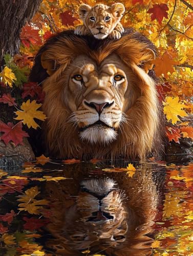 Lion Lake 5D Diamond Painting Set Erwachsene Groß, DIY Diamant Painting Kinder, Quadrat Vollbohrer Handbuch Stickerei Bilder 100x135cm Home Wand Wohnzimmer Dekorationen, Geeignet Als Geschenk. Ni-384 Lion Lake 5D Diamond Painting Set Erwachsene Groß, DIY Diamant Painting Kinder, Quadrat Vollbohrer Handbuch Stickerei Bilder 100x135cm Home Wand Wohnzimmer Dekorationen, Geeignet Als Geschenk. Ni-384 von wcusmmog