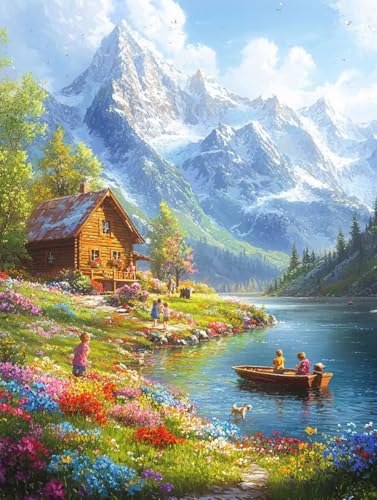 Wald Gebirge 5D Diamond Painting Set Erwachsene Groß, DIY Diamant Painting Kinder, Quadrat Vollbohrer Handbuch Stickerei Bilder 80x110cm Home Wand Wohnzimmer Dekorationen, Geeignet Als Geschenk. Ni368 Wald Gebirge 5D Diamond Painting Set Erwachsene Groß, DIY Diamant Painting Kinder, Quadrat Vollbohrer Handbuch Stickerei Bilder 80x110cm Home Wand Wohnzimmer Dekorationen, Geeignet Als Geschenk. Ni368 von wcusmmog