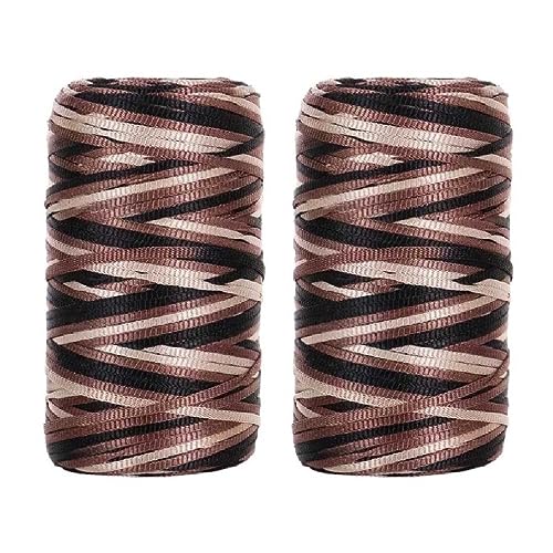 2 Rollen 3 mm Rattail-Kordel Seidenschnur Perlenschnur zum Basteln von Hüten, Geldbörsen, Halsketten, Armbändern, Schmuckherstellung, Stickgarn für Armbänder, Stickgarn, Spulen, Stickgarn 2 Rollen 3 mm Rattail-Kordel Seidenschnur Perlenschnur zum Basteln von Hüten, Geldbörsen, Halsketten, Armbändern, Schmuckherstellung, Stickgarn für Armbänder, Stickgarn, Spulen, Stickgarn von wecmkah