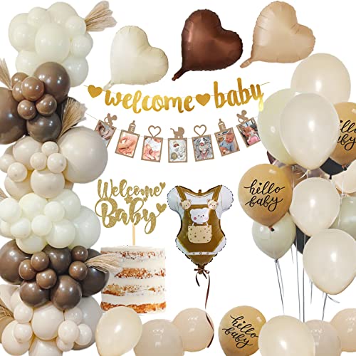 Willkommen Zuhause Baby Deko, Willkommen Zuhause Baby Junge Mädchen, Welcome Home Baby, Babyparty Deko, Baby Shower Deko, Willkommen Baby Deko, Welcome Baby Foto Banner für Gender Reveal Deko von weeyin