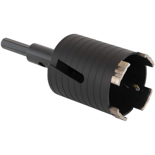 WEFARU Diamant Dosensenker Ø 68 mm mit M16-Aufnahme + Sechskant Adapter & Zentrierbohrer - 80mm Nutzlänge - Dosenbohrer für Mauerwerk, Kalksandstein, Ziegel, Poroton, uvm. - Profi Diamant Bohrkrone WEFARU Diamant Dosensenker Ø 68 mm mit M16-Aufnahme + Sechskant Adapter & Zentrierbohrer - 80mm Nutzlänge - Dosenbohrer für Mauerwerk, Kalksandstein, Ziegel, Poroton, uvm. - Profi Diamant Bohrkrone von wefaru