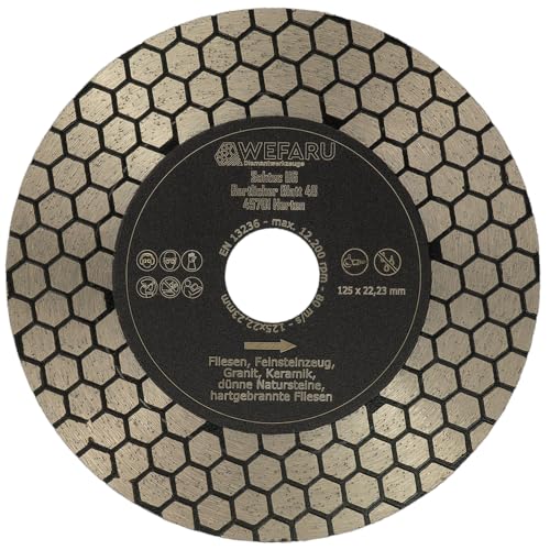 WEFARU Diamantrennscheibe Jolly Cutter für 45° Gehrungsschnitte Diamantscheibe für Feinsteinzeug, Fliesen, Keramik WEFARU Diamantrennscheibe Jolly Cutter für 45° Gehrungsschnitte Diamantscheibe für Feinsteinzeug, Fliesen, Keramik von wefaru