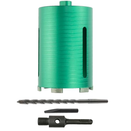 WEFARU Premium Diamant Trockenbohrkrone Beton Ø 122 mm, Nutzlänge 180 mm, SDS Plus Anschluss inkl Zentrierbohrer WEFARU Premium Diamant Trockenbohrkrone Beton Ø 122 mm, Nutzlänge 180 mm, SDS Plus Anschluss inkl Zentrierbohrer von wefaru
