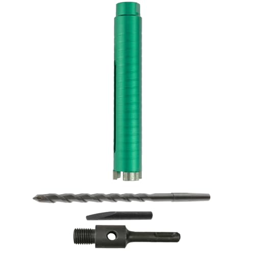 WEFARU Premium Diamant Trockenbohrkrone Beton Ø 32 mm, Nutzlänge 180 mm, SDS Plus Anschluss inkl Zentrierbohrer WEFARU Premium Diamant Trockenbohrkrone Beton Ø 32 mm, Nutzlänge 180 mm, SDS Plus Anschluss inkl Zentrierbohrer von wefaru