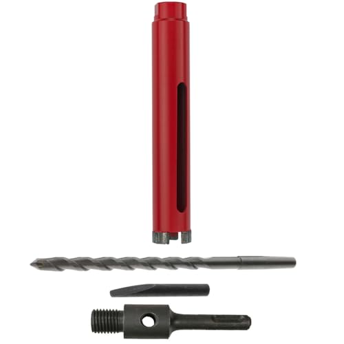 WEFARU SDS Plus Diamant-Trockenbohrkrone LTR Ø 42 mm – Profi-Bohrkrone 180 mm Bohrtiefe, M16 Gewinde, Turbo-Segmente, für Beton, Mauerwerk, Ziegel WEFARU SDS Plus Diamant-Trockenbohrkrone LTR Ø 42 mm – Profi-Bohrkrone 180 mm Bohrtiefe, M16 Gewinde, Turbo-Segmente, für Beton, Mauerwerk, Ziegel von wefaru