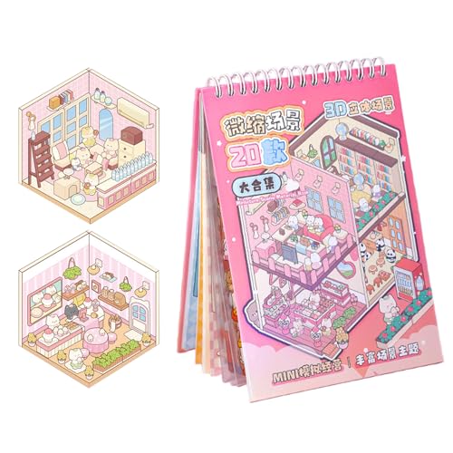 weiting 3D Sticker Szenen Für Kinder - Erstelle Deine Eigenen Szenen Sticker,Tagebuch Bastelbedarf Ästhetik Zubehör Für Kinder Kreativprojekte weiting 3D Sticker Szenen Für Kinder - Erstelle Deine Eigenen Szenen Sticker,Tagebuch Bastelbedarf Ästhetik Zubehör Für Kinder Kreativprojekte von weiting